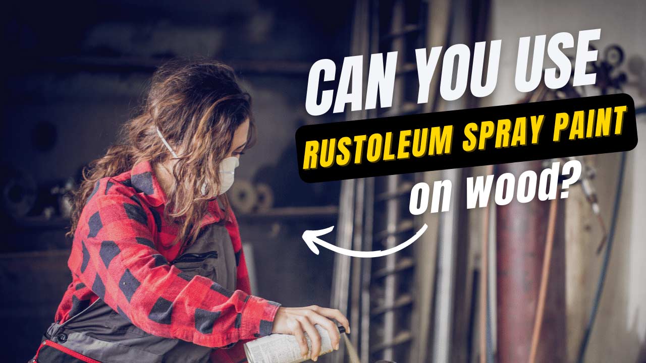 can you use rustoleum spray paint on wood