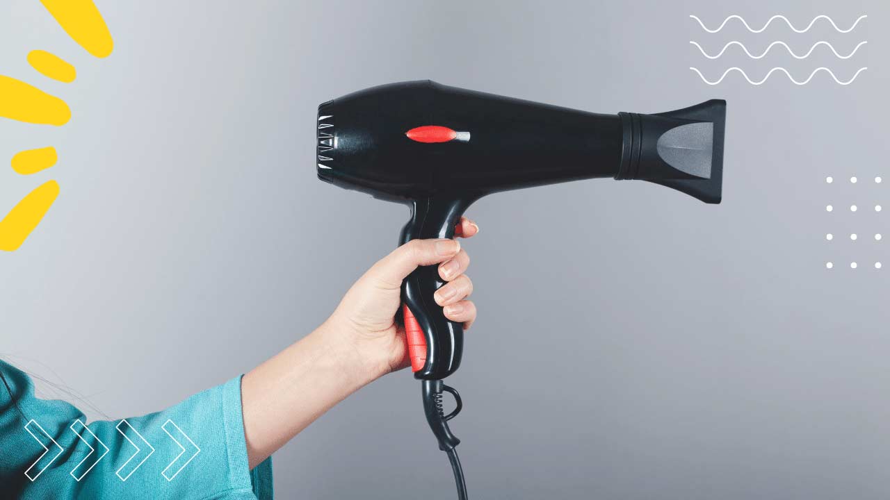 spray paint hair dryer tips